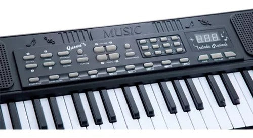 Teclado Musical Para Iniciantes Queens 54 Teclas 12 Musicas Teclado Musical Para Iniciantes Queens 54 Teclas 12 Musicas